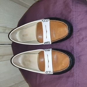 Multi colored tan black white Michael kors loafer